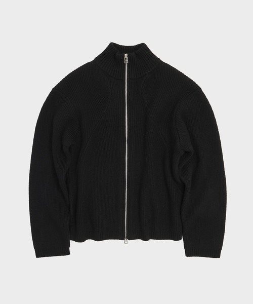 STAND FULL ZIP KNIT — трикотажная куртка с молнией, dry-fit / CONZ/NVRFRGT
