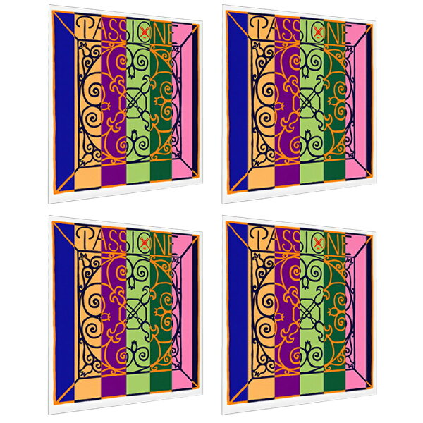 PIRASTRO Passione Solo струны для скрипки 4/4 набор E A D G (Passione Solo EADG) (артикулы E311981 A219281 D219382 G219481)