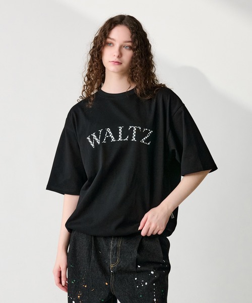 ONE SIDE DRAW CORD TEE — футболка с боковым кулиской