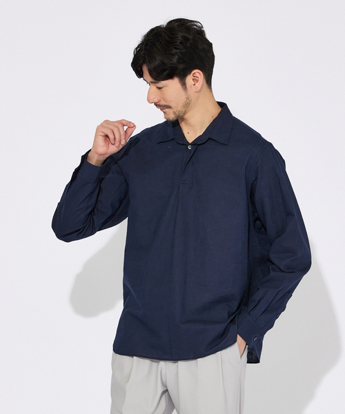 Cotton linen — принт '比翼' — футболка Pullover