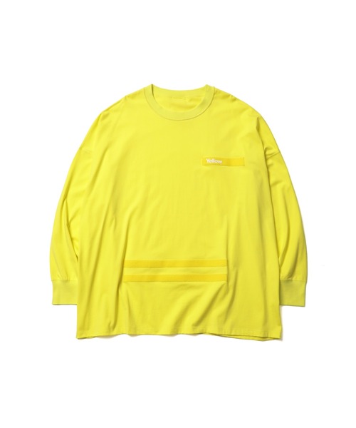 Yellow by TAKAHISA MASUDA — HOOK & LOOP длинный рукав — футболка