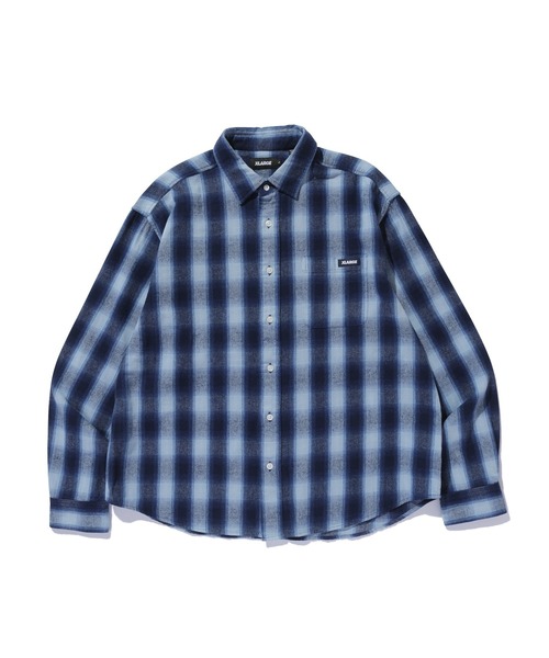 Overdyed Ombre Check Shirt — рубашка в омбре с эффектом перекрашивания