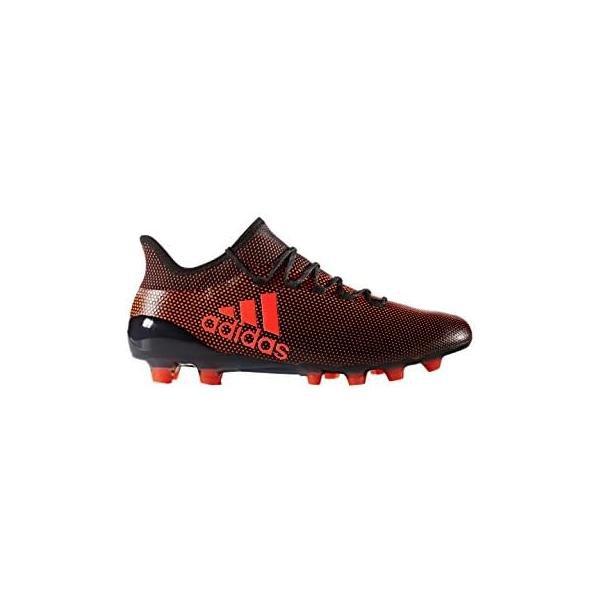 Adidas футбольные бутсы X 17.1 Japan HG S82312 — чёрно‑красно‑оранжевые