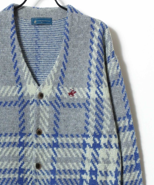 BEVERLY HILLS POLO CLUB — оверсайз поло с логотипом,刺繍, без подкладки, сет‑кардиган