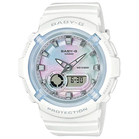 CASIO BGA-280-7AJF BABY-G — часы для женщин, официальная версия, квадратный корпус, модель BGA280-7AJF