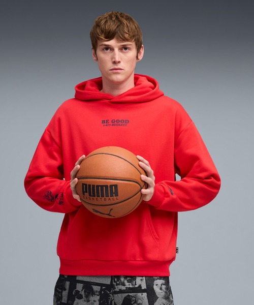 PUMA — мужские баскетбольные шорты Hoops x E.T. AOP — модель Fudy