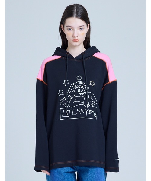 Little sunny bite — angel stitch hoodie