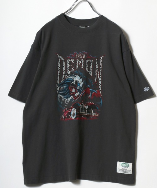 Disney villains × DISCUS ATHLETIC — коллаб рок принт T‑shirt, мужская, унисекс, редисайн, футболка с принтом