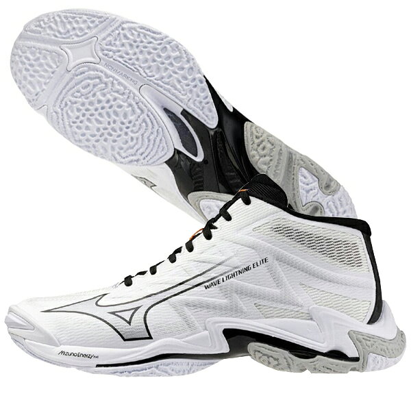 Mizuno Wave Breath — кеды, модель V1GA260551, цвет бело‑черный (размер 51)