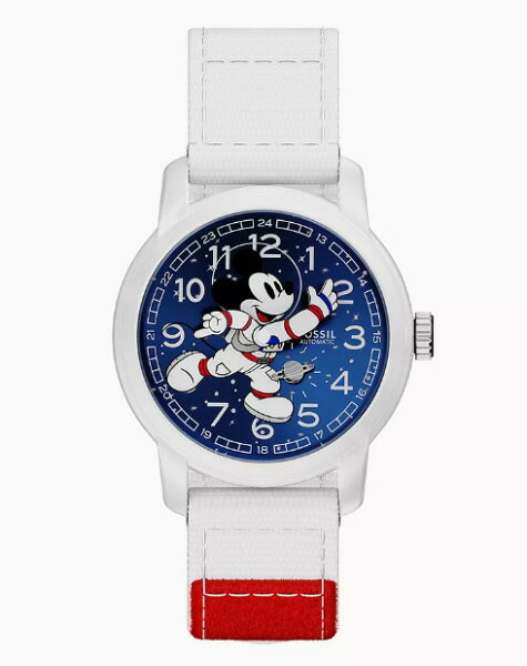 MICKEY MOUSE x FOSSIL — автоматические наручные часы Mickey Mouse, 40 мм, стиль Redies/Design, мужские/женские