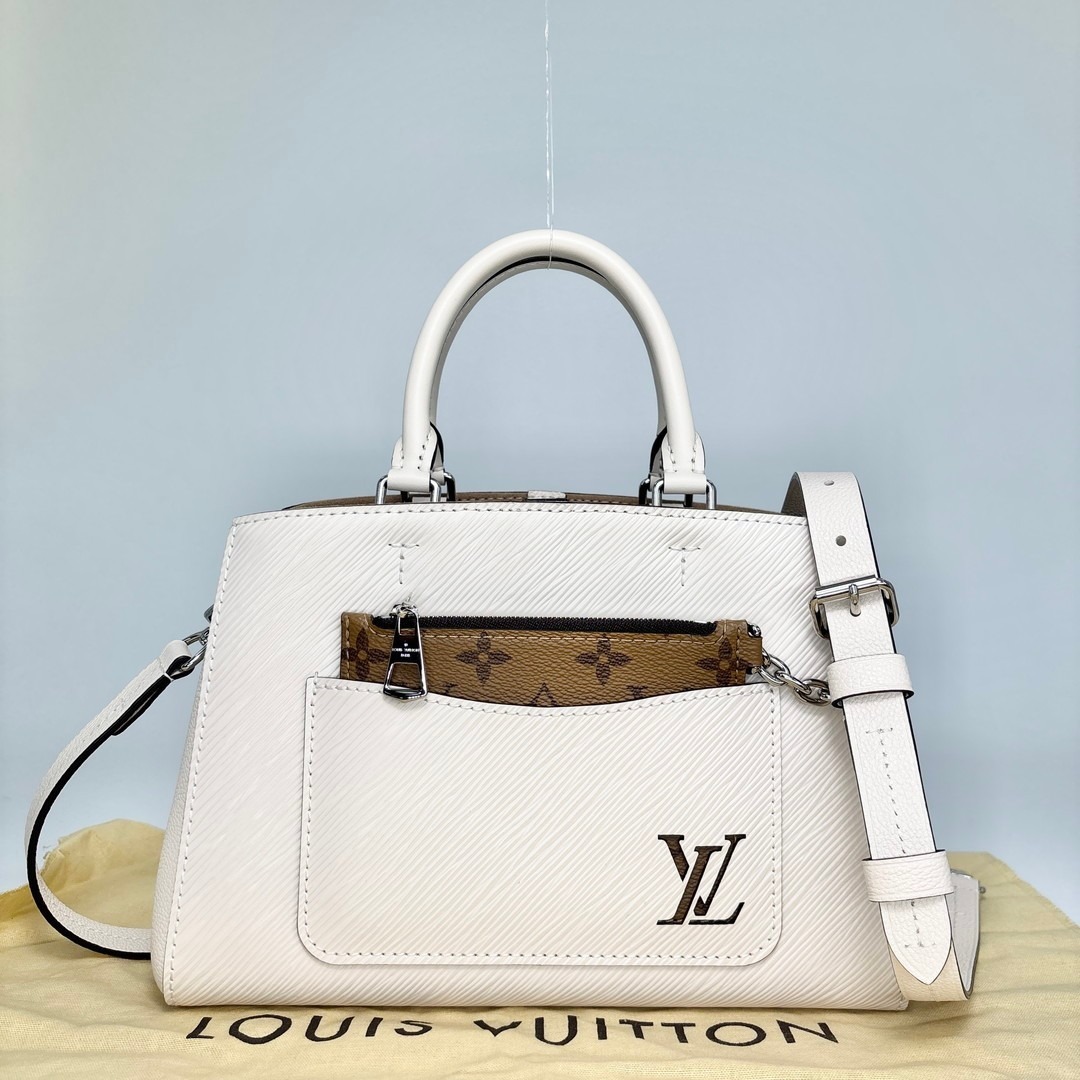 Louis Vuitton Epi Marelle Tote BB M20520 — бежевая сумка через плечо (копия/неоригинал указано)