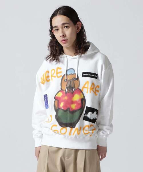 guernika / SHINICHIRO INUI×ODDTAXI — ODDTAXI PAINT PARKA_1 (парка с принтом)