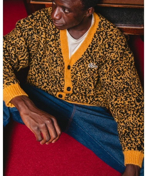 Reopard Jagard Big Cardigan — крупный жаккардовый кардиган