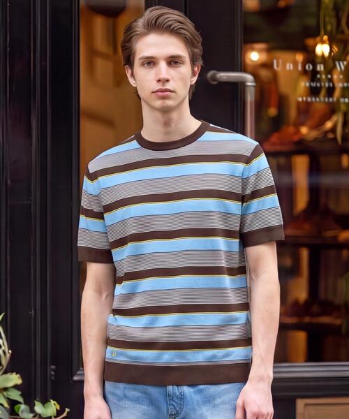 WOСSHABLE Cotton Silk March ボーダー ニット — хлопково‑шелковая марлевка, полосатый пуловер