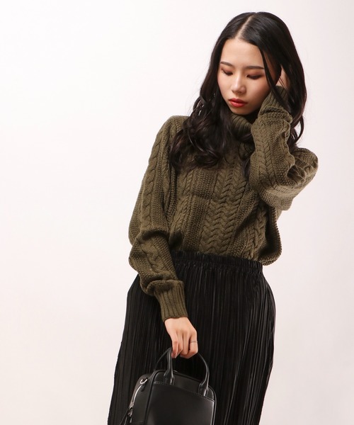 5GG — короткий трикотажный кардиган/джемпер (keebl turtleneck) — тонкое вязание