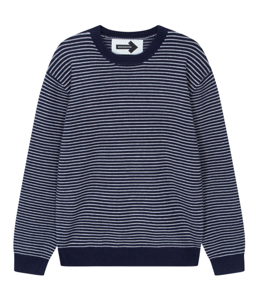Stride Knit Navy — футболка‑нит/трикотаж, navy