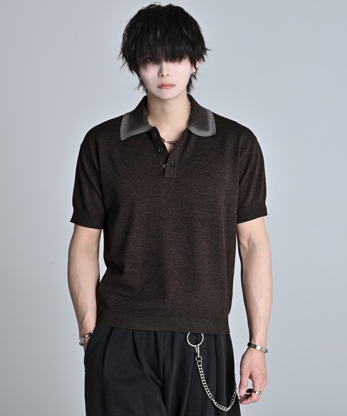 Compact Short Sleeve Knit Polo — компактная короткорукавная вязаная поло