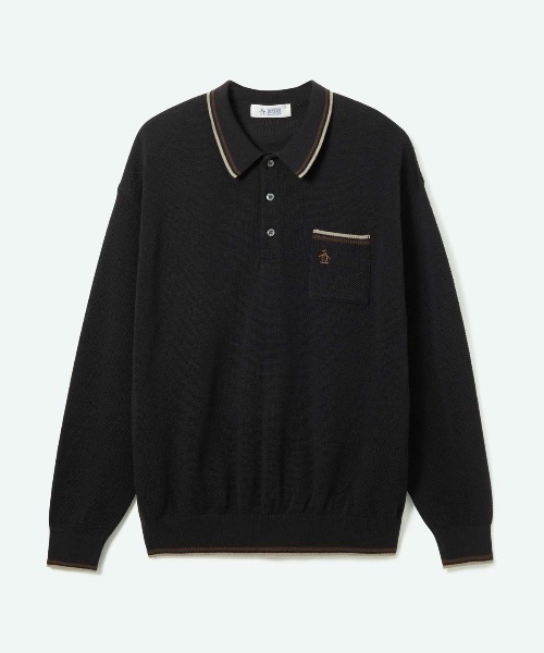CLASSIC POLO SWEATER — свитер с эмблемой «Deer Child», золотой фурнитурой