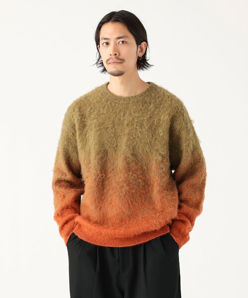 Gradient shaggy knit — тонкая трикотажная сетка (унисекс)