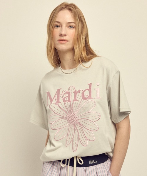 TSHIRT FLOWERMARDI NEEDLEWORK — футболка FLOWERMARDI (японская лимитированная)