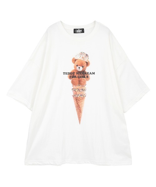 TEDDY ICE CREAM — большая футболка T‑shirt (BIG)