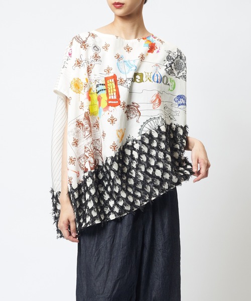 London Print Cookoon blouse