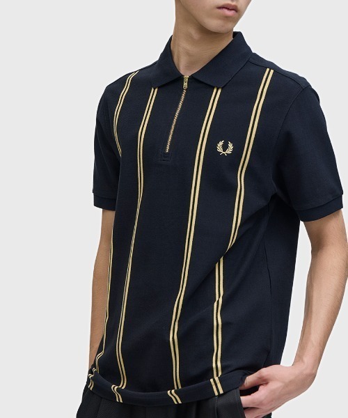 Vertical Stripe Polo Shirt — полосатое поло