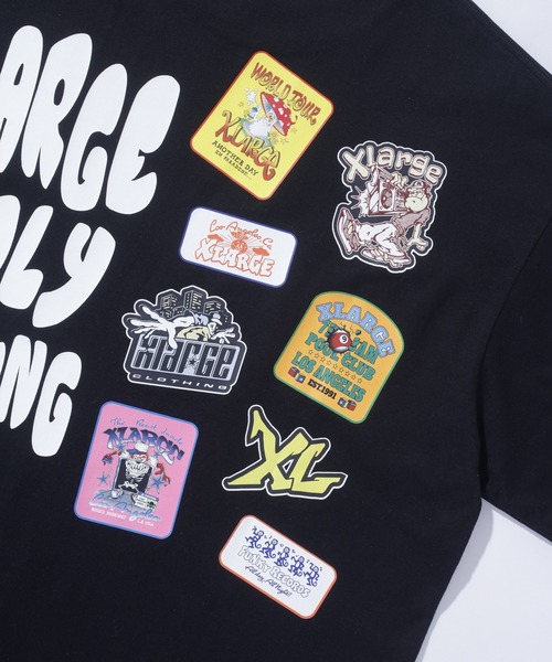 MULTI LOGO S/S TEE — футболка с множественными логотипами
