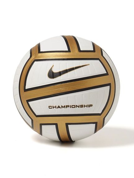 NIKE тренировочный футбольный мяч Championship 5 размер — Metallic Gold/White/Black VB0010‑717