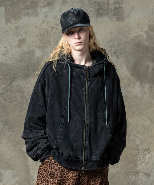 Distorted High Neck Hoodie — худи с высоким воротником Distorted