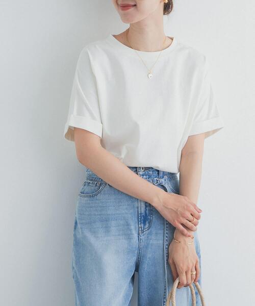 UR TECH Cotton Roll Sleeve Pullover — коттоновый свитшот