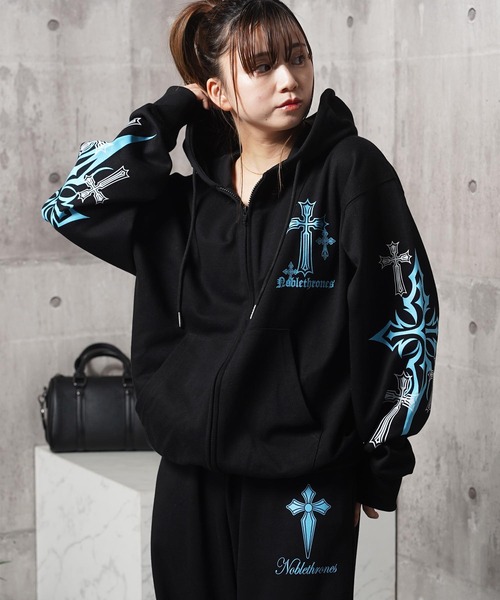 Cross Design ZIP Hoodie — толстовка‑худи на молнии с крестовым дизайном (возможна примерка)