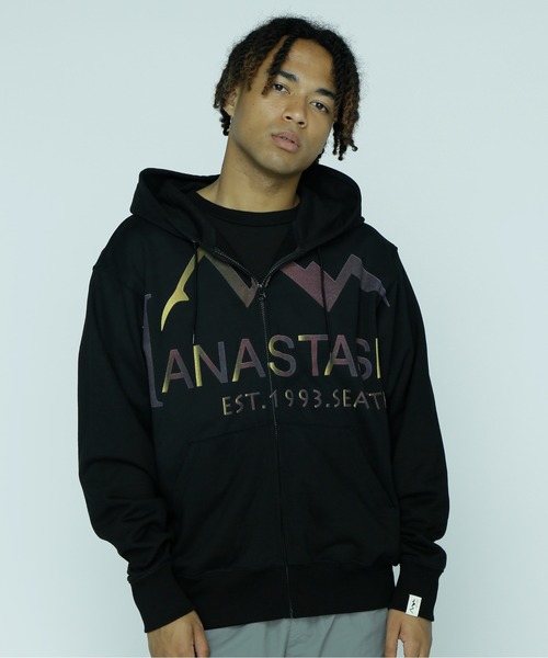 MANASTASH Large Logo Full Zip Hoodie — худи на молнии с большим логотипом