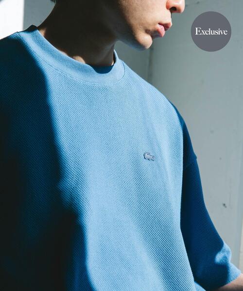 «Особое примечание» LACOSTE × DOORS THICK PIQUE ROUND SHORT-SLEEVE