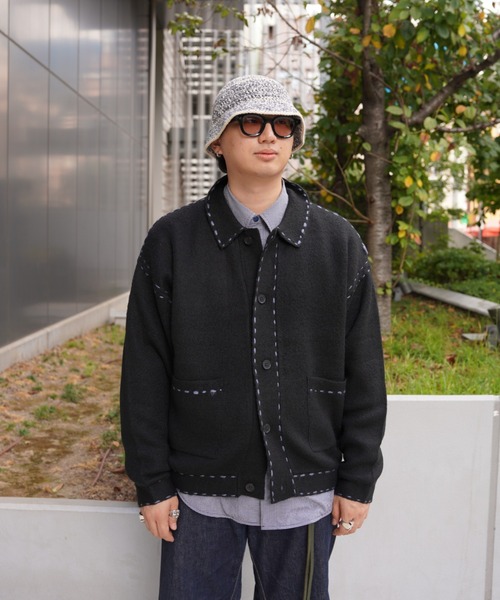 B omnivore 起毛 KNIT HAND JACKET