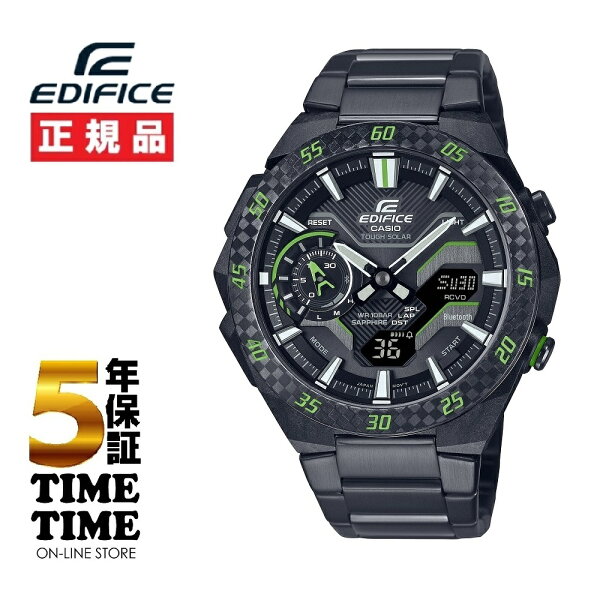 CASIO EDIFICE WINDFLOW модель ECB-2200YRC-1A3JF (чёрный/золотой) — 5 лет гарантии