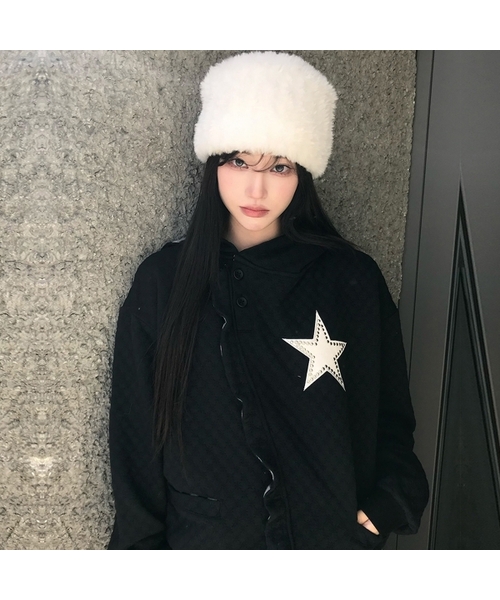 EV STAR HOOD TEE (BLACK) — чёрная футболка‑худи EV STAR
