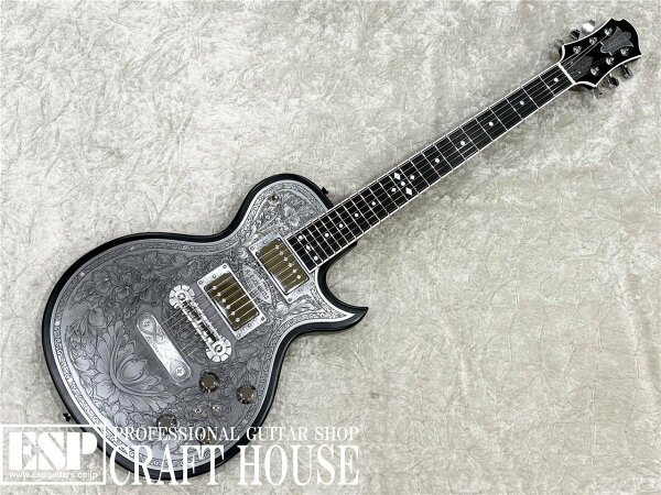 Zemaitis THE PORTRAIT Metal Front HISASHI Signature Model / Black — подпись HISASHI (GLAY) [ESP прямая продажа]