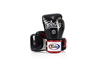 【中古/未使用】Fairtex Muay Thai боксерские перчатки тренировочные Grappling glove (чёрный/белый/красный, 16oz)