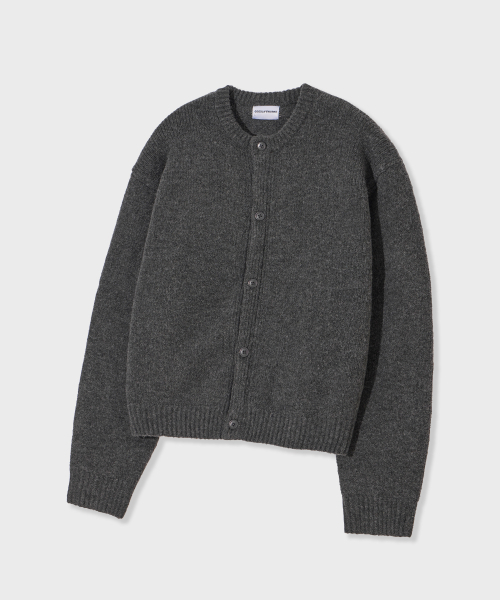 Solid Hatch knit cardigan — однотонный вязаный кардиган