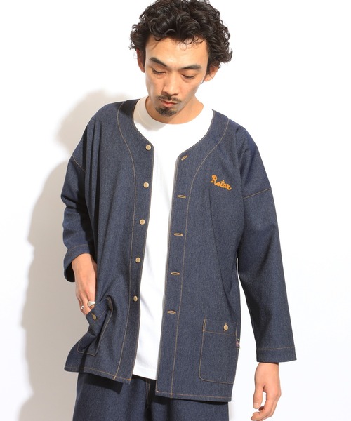 Fake Denim Japanese Work Shirt — японская рабочая рубашка под джинсу (фейк)
