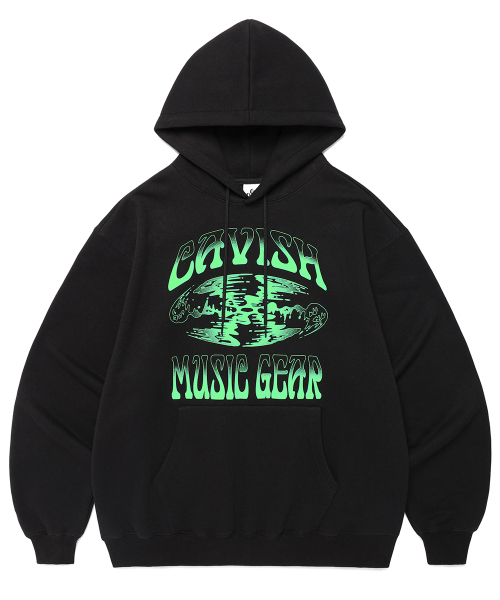 MUSIC GEAR HOODIE BLACK (CV2FSUM403A)