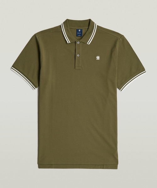 DUNDA SLIM STRIPE POLO — поло в тонкую полоску