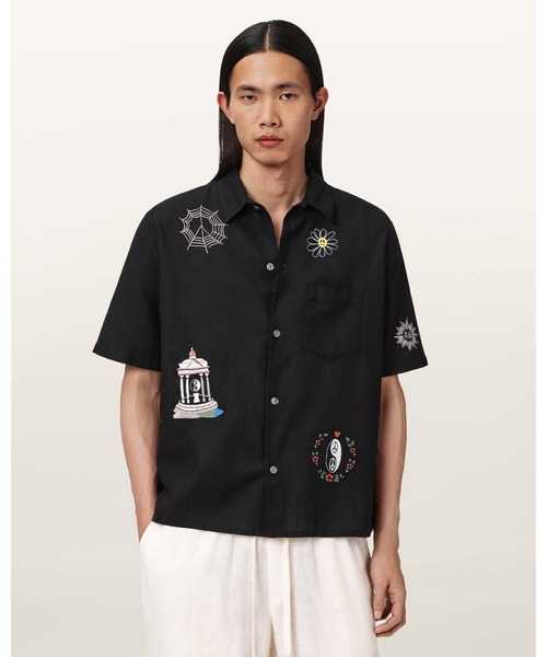 KARLTON принтованная boxy‑рубашка | KARLTON printed boxy shirt