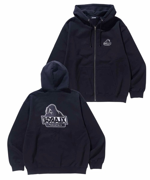 Backside Slanted OG zip‑hooded sweatshirt — худи на молнии