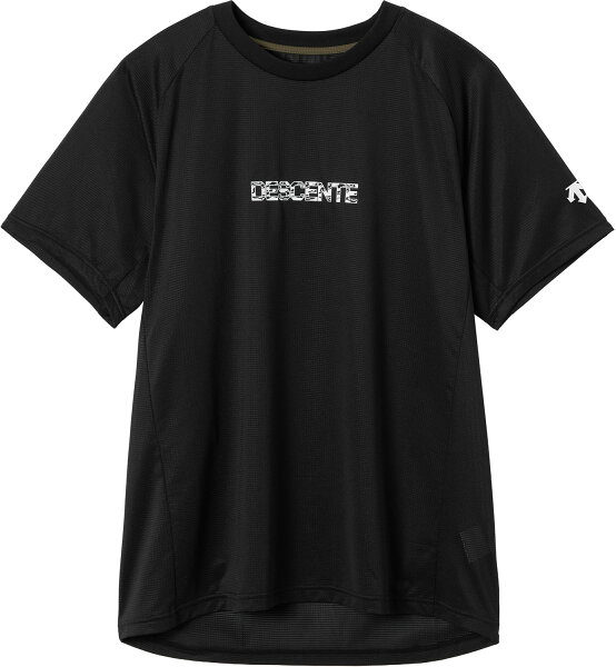 DESCENTE полусветр‑футболка с коротким рукавом DV5FHT01U BK00 (чёрный)