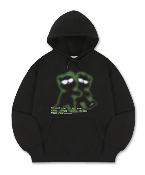 Hagumi fur parka AHP1201 (чёрная)