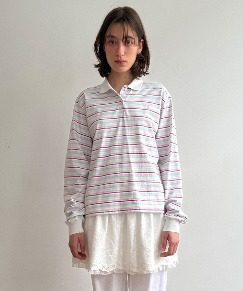 Stripe PK Shirt — рубашка-поло в синюю полоску