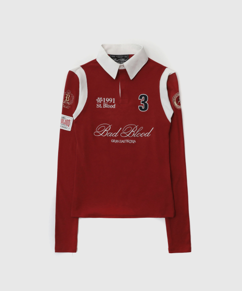Sainte Broad легкий свитшот Slim fit — красный