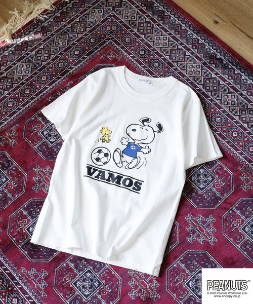 PEANUTS Snoopy саксофон поло с коротким рукавом